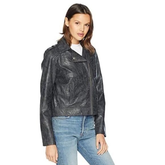 NWT Jack by BB Dakota Wrecking Ball‎ Vegan Leather Jacket Size XS - Picture 1 of 12